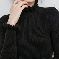 Comfortable Women's Cashmere Turtleneck Sweater – Aurélie