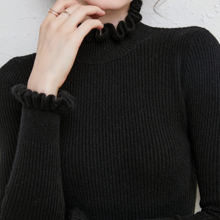 Comfortable Women's Cashmere Turtleneck Sweater – Aurélie