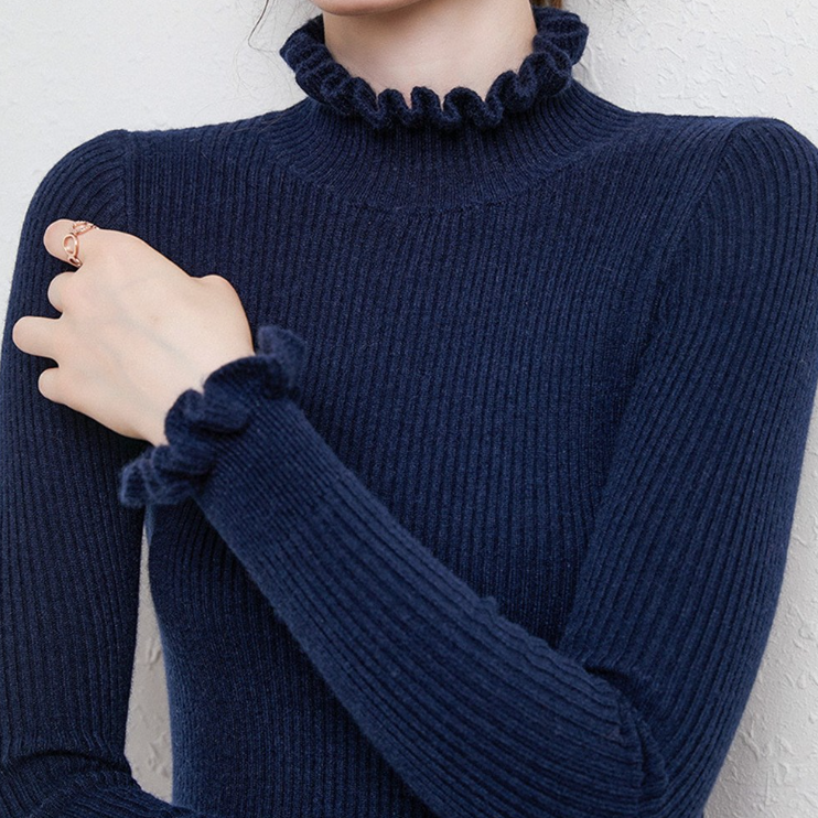 Comfortable Women's Cashmere Turtleneck Sweater – Aurélie