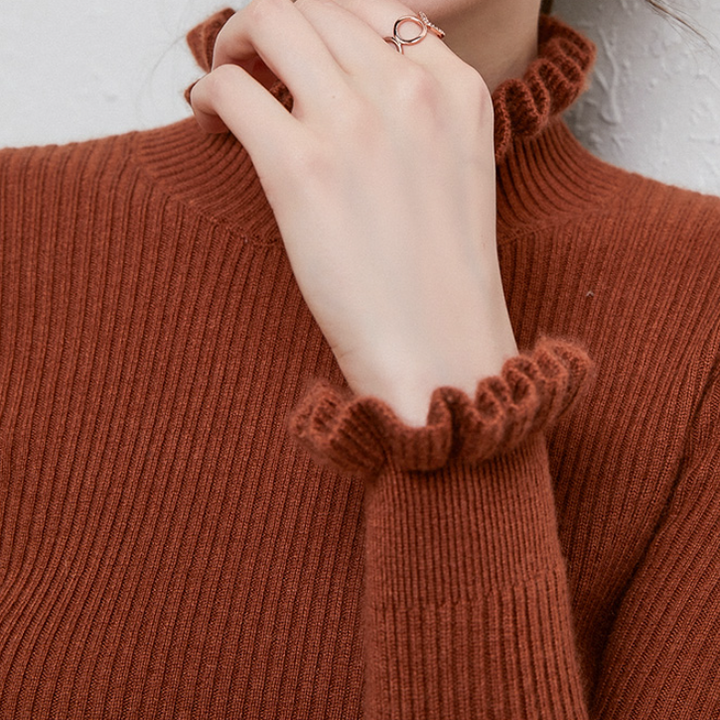 Comfortable Women's Cashmere Turtleneck Sweater – Aurélie