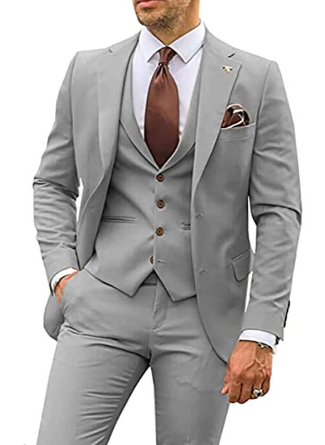 Conjunto de negocios elegante para hombre (chaqueta + pantalón) - Victor