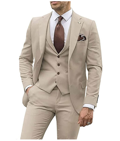 Conjunto de negocios elegante para hombre (chaqueta + pantalón) - Victor
