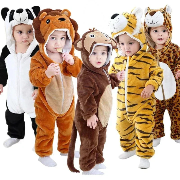 Søte dyre-baby-bodyer – SnugglePals