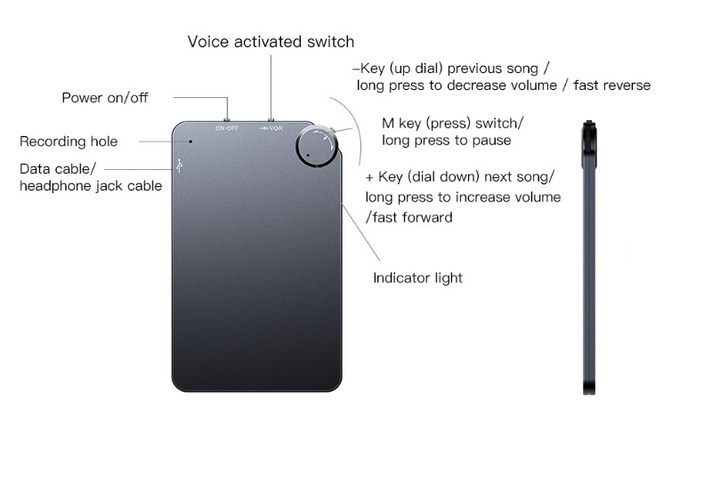 Mini Voice-Controlled Recording Device - EchoNote