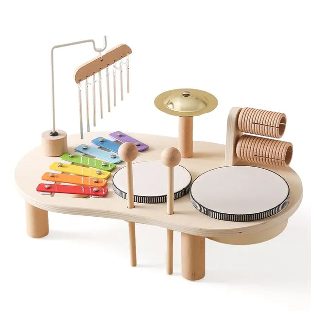 Kreatives Holzspielzeug Musikstation – MelodyMaker