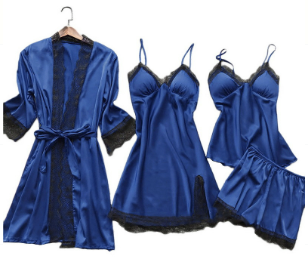 Luxe Satin Nightgown Set - Aurora