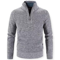 Stylish men's pullover with half zipper – SummitCraft