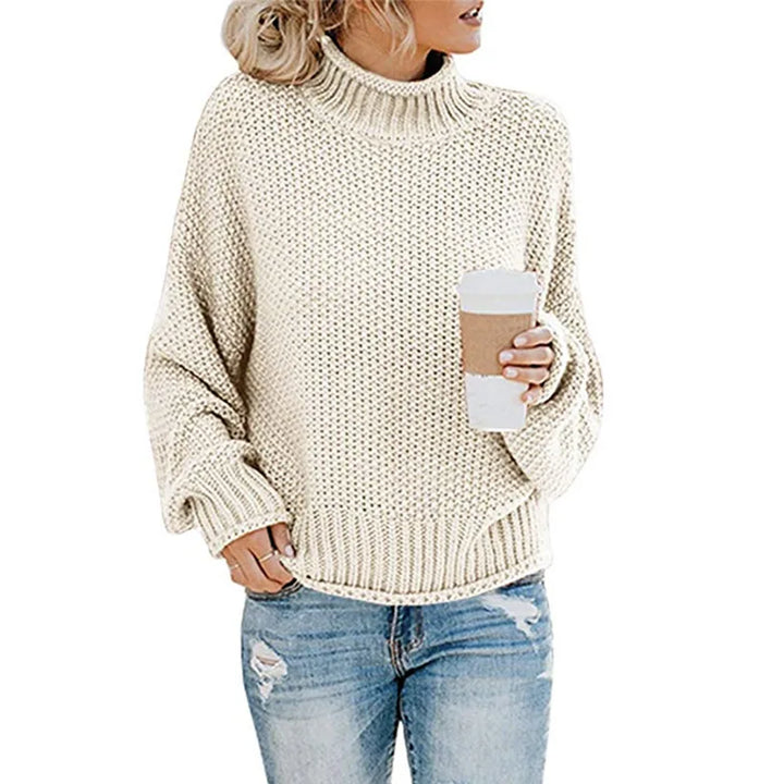 Luxe dame rullekravepullover - Emma