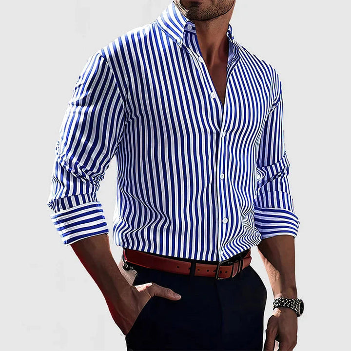 Stylishly Striped Men's Shirt – Ruben