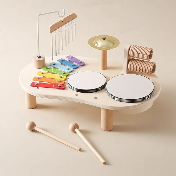 Kreatives Holzspielzeug Musikstation – MelodyMaker