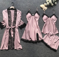 Luxe Satin Nightgown Set - Aurora
