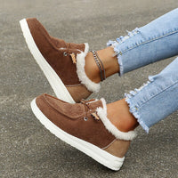 Zapatos de invierno slip-on para mujer con forro de felpa – Maren