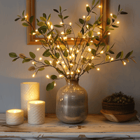 Atmospheric LED Branch for a Magical Touch - GlowBranch