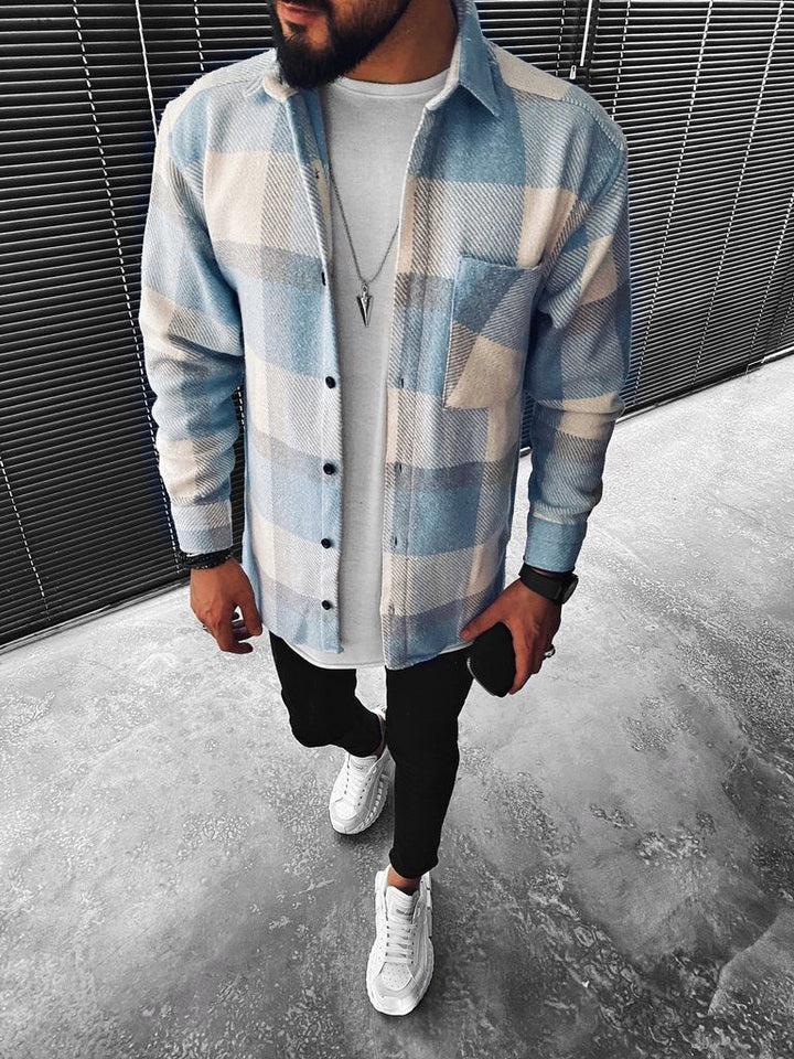Camisa para hombre cómoda y cálida – Lars