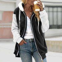 Oversized varm teddyvest med glidelås - Emilia
