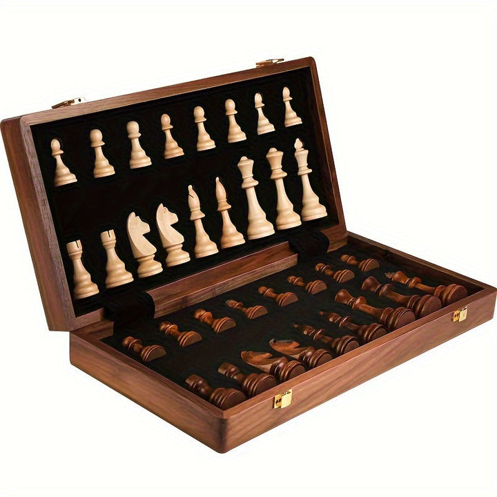 Juego de ajedrez de madera maciza Luxus – GrandRook