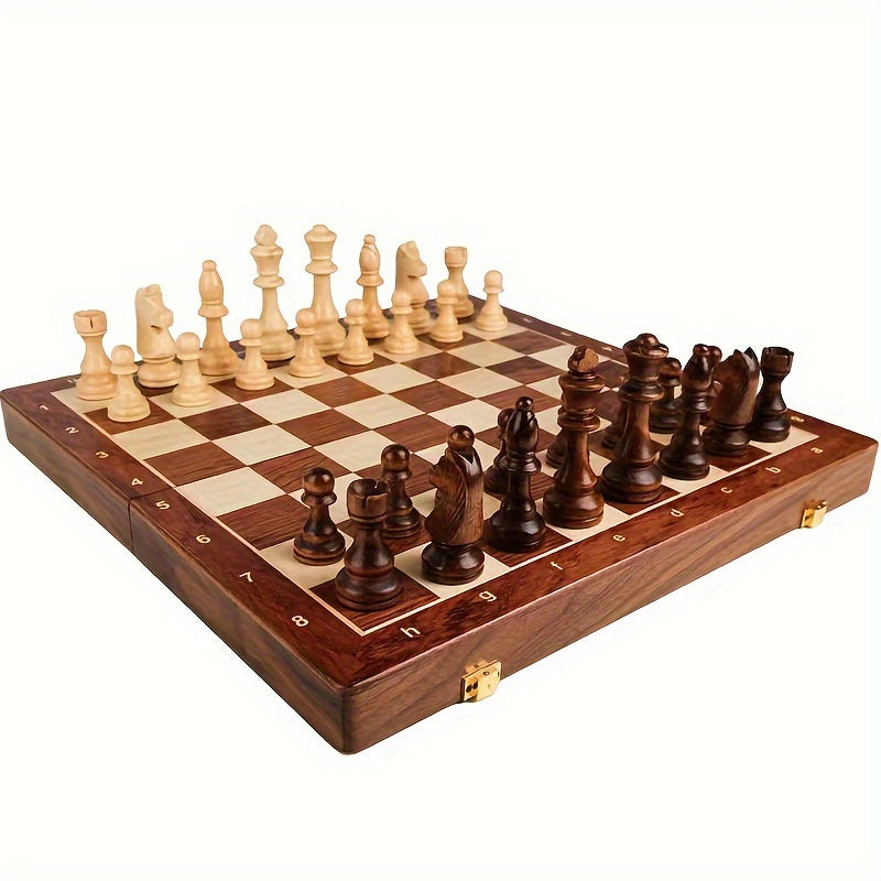 Juego de ajedrez de madera maciza Luxus – GrandRook