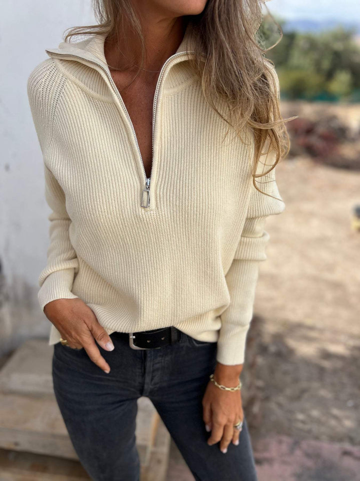 Trendy Women's and Men's Sweater with Collar - Jasper