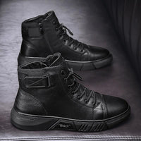 Robust Black Men's Shoes - Maxwell