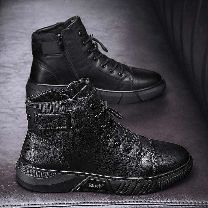 Robust Black Men's Shoes - Maxwell