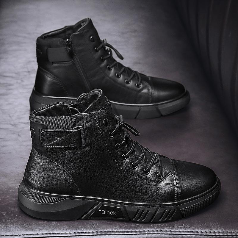 Robust Black Men's Shoes - Maxwell