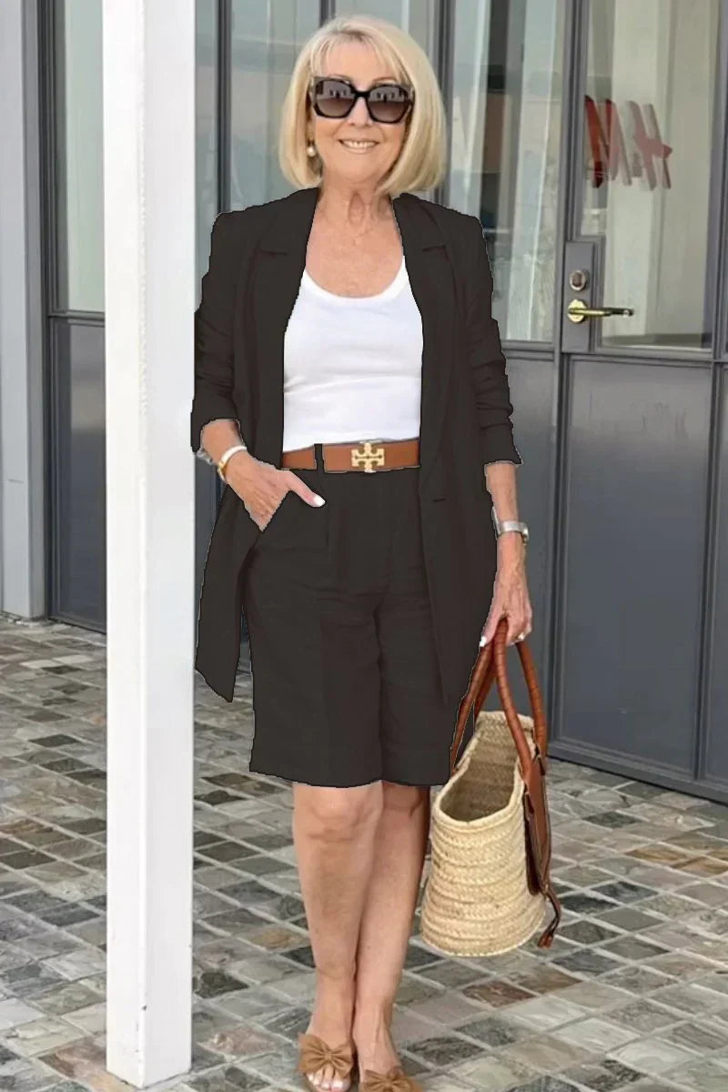 Trendy Women's Linen Summer Suit – Camille