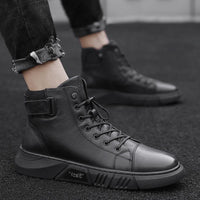 Robust Black Men's Shoes - Maxwell