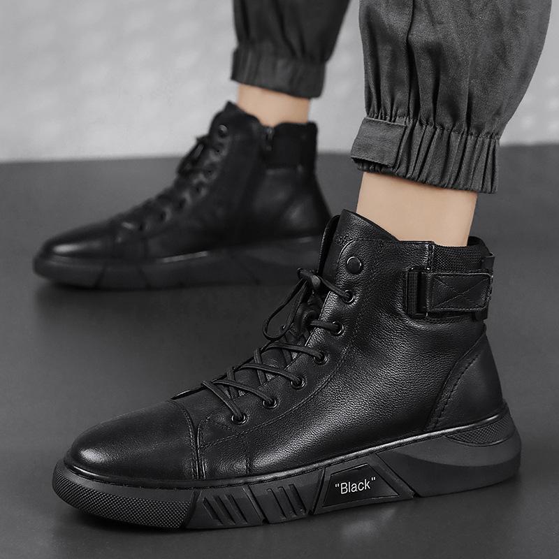Robust Black Men's Shoes - Maxwell