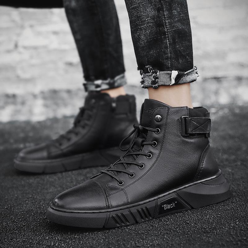Robust Black Men's Shoes - Maxwell