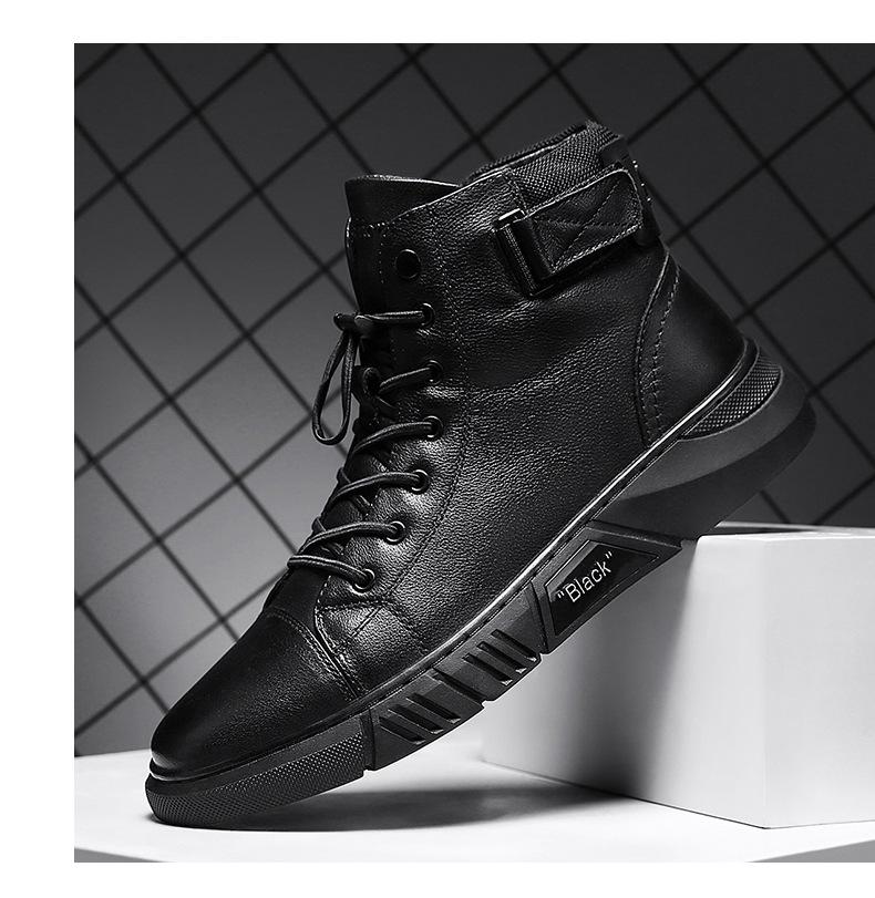 Robust Black Men's Shoes - Maxwell