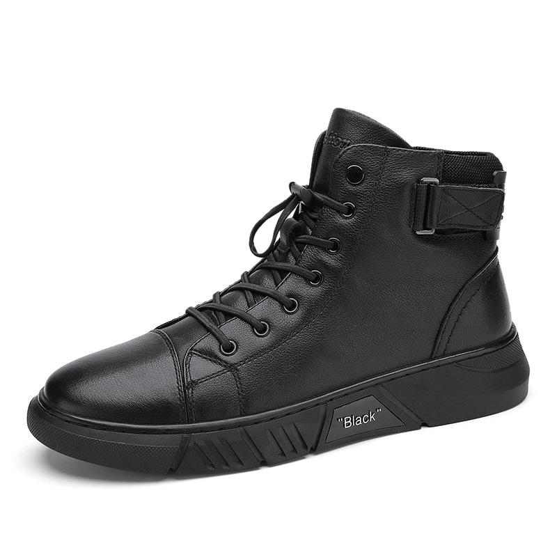 Robust Black Men's Shoes - Maxwell