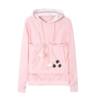 Comfortable Hoodie with Cat Pocket - CozyPurr