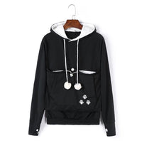 Comfortable Hoodie with Cat Pocket - CozyPurr