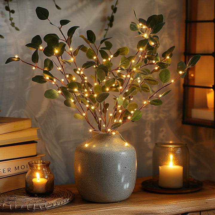 Atmospheric LED Branch for a Magical Touch - GlowBranch