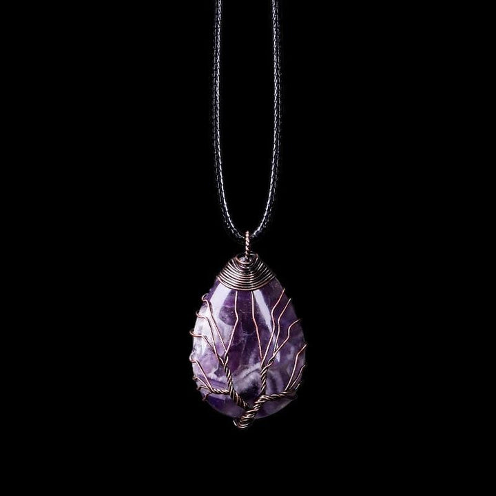 Amethyst Drop Necklace – Seraphina