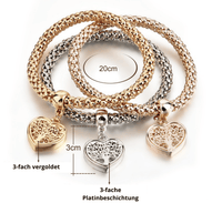 Baum-des-Lebens-armbåndsett (3-delt) – Liora