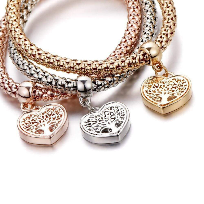 Baum-des-Lebens-armbåndsett (3-delt) – Liora