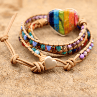 Chakra Heart Wrap Bracelet – Liora