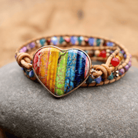 Chakra Heart Wrap Bracelet – Liora