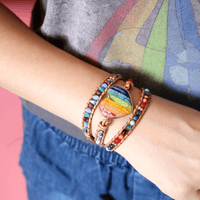 Chakra Heart Wrap Bracelet – Liora