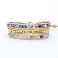 Essentielle Jaspis-Wickelarmband – Amarilis