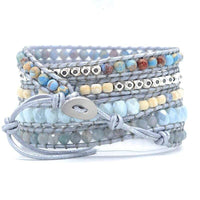 Healing Blue Topaz Wrap Bracelet – Aurina