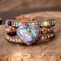 Healing Jasper Heart Wrap Bracelet – Amaris