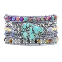 Healing Turquoise Wrap Bracelet – Amara