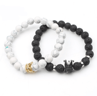 King & Queen Partner Bracelet Set – Calix