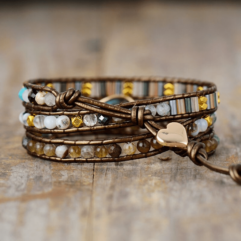 Protective Labradorite Wrap Bracelet – Sylvana