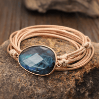 Labradorite Rope Wrap Bracelet – Lunaria