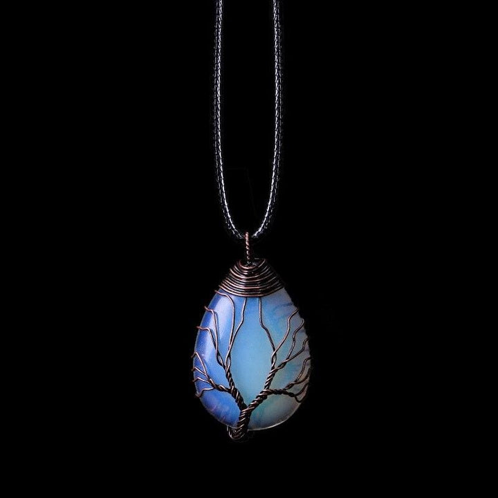 Opalite Drop Necklace – Elisia