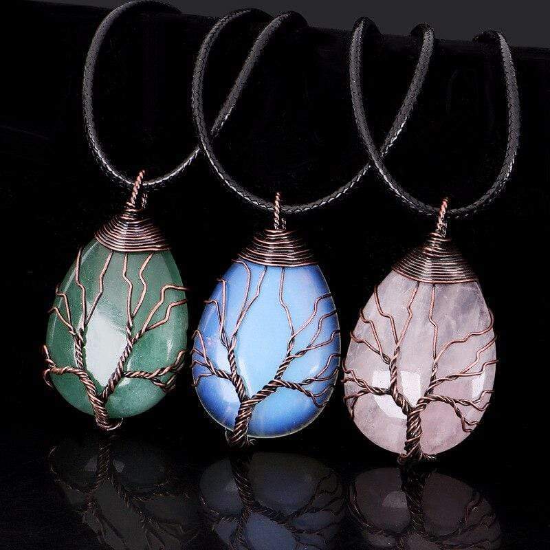 Opalite Drop Necklace – Elisia