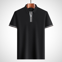 Klassisk kortermet poloshirt med kontrastdetaljer – Fabian
